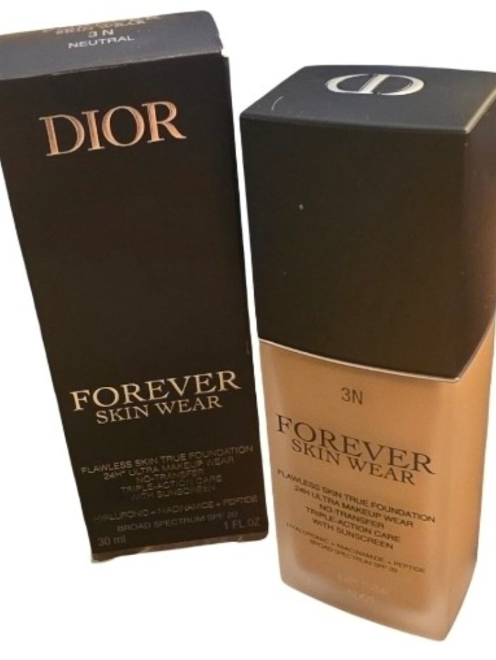 Dior Forever Skin Wear Foundation 3N-Neutral 1fl Oz NEW
